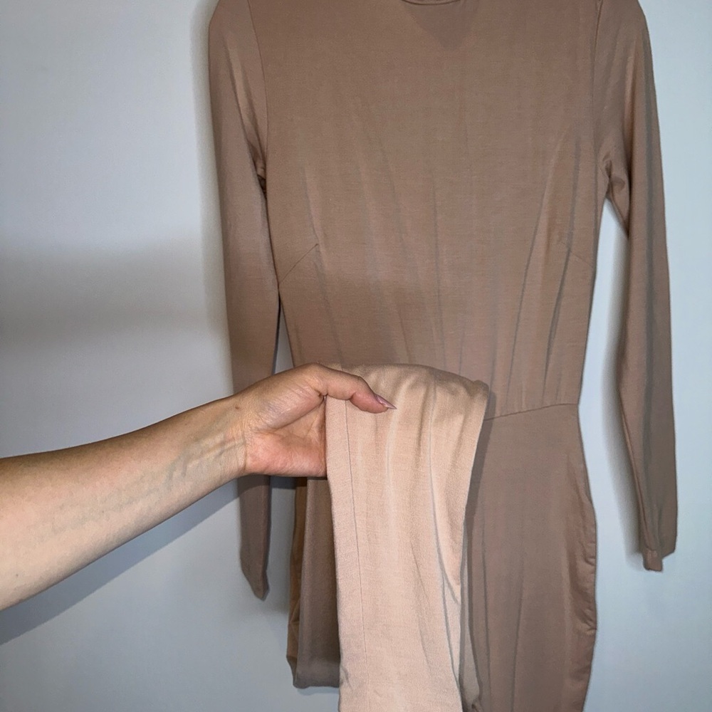 JLUXLABEL Chic Nude Jumpsuit - Picture 8 of 16
